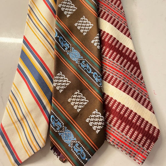 Vintage Ties | Three Retro Ties 70s Ties Sears, Marshall Field, Montgomery Ward - Picture 13 of 16